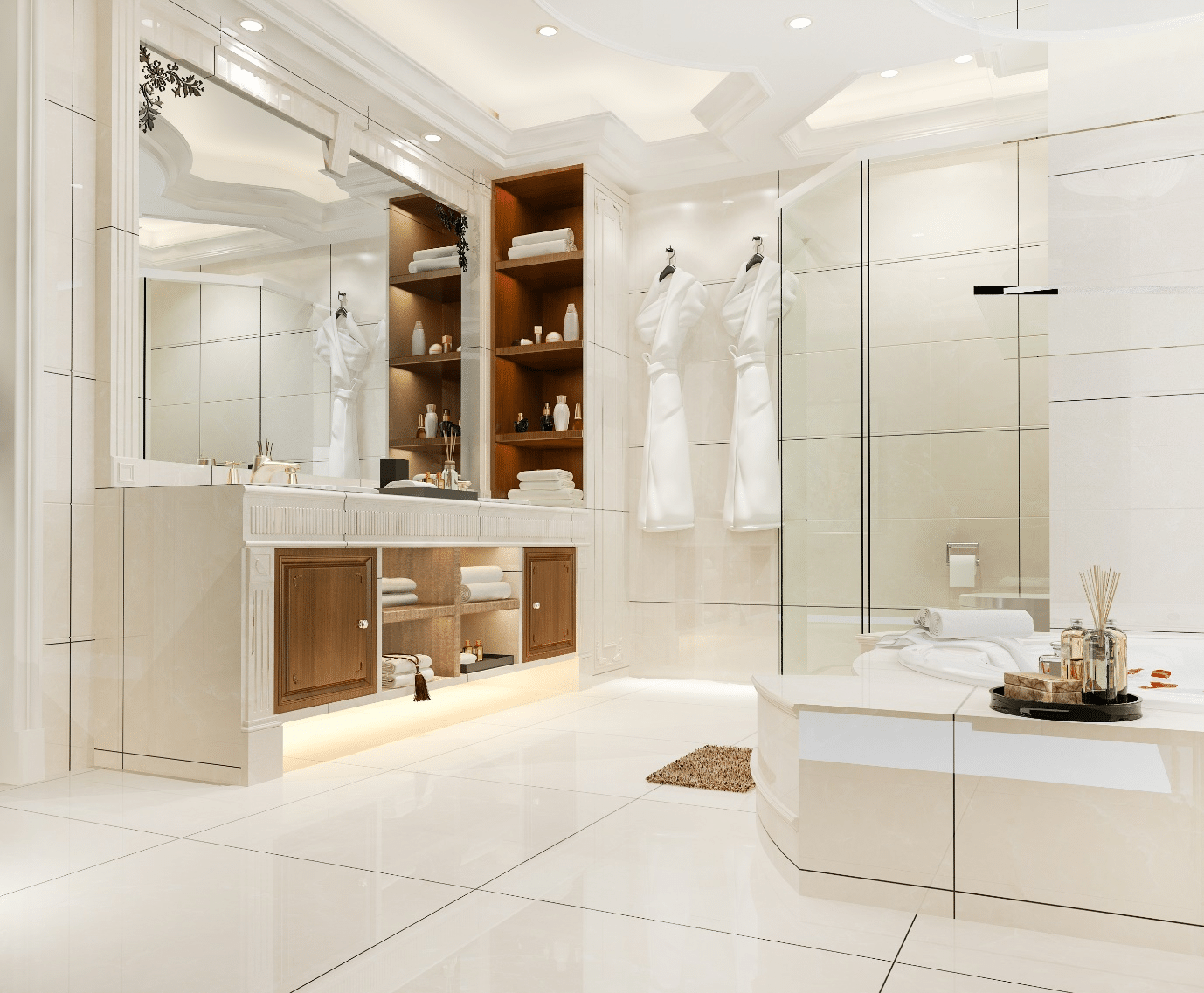 skylight in the bathroom