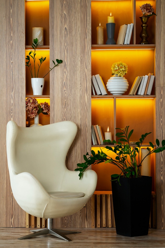 ADU for Armchair and Potted Plant
