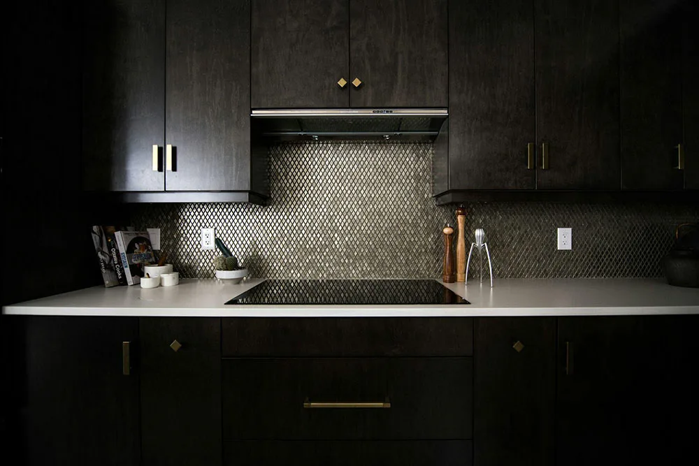 Dark Wood Kitchen Cabinets